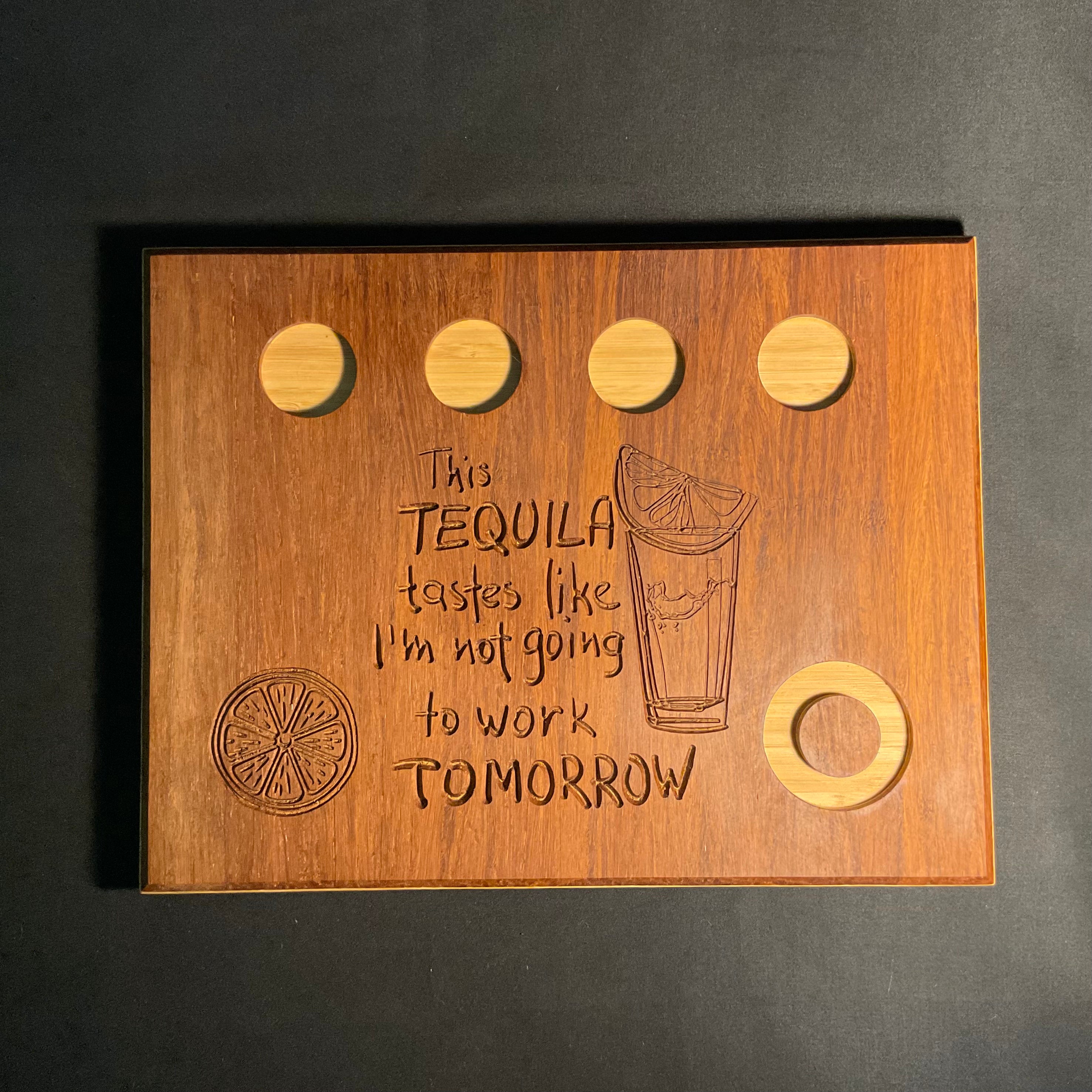 Bamboo Tequila Board