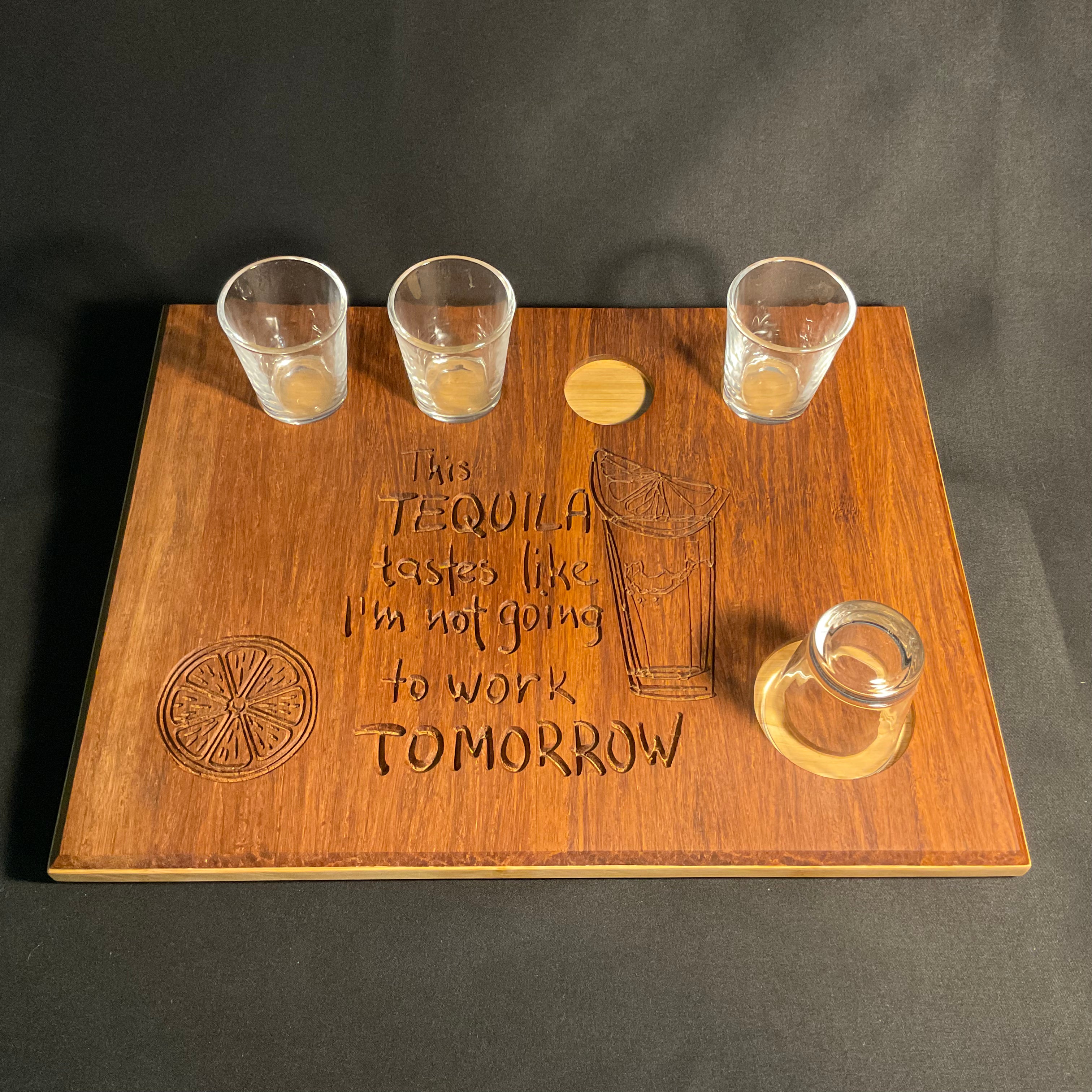 Bamboo Tequila Board