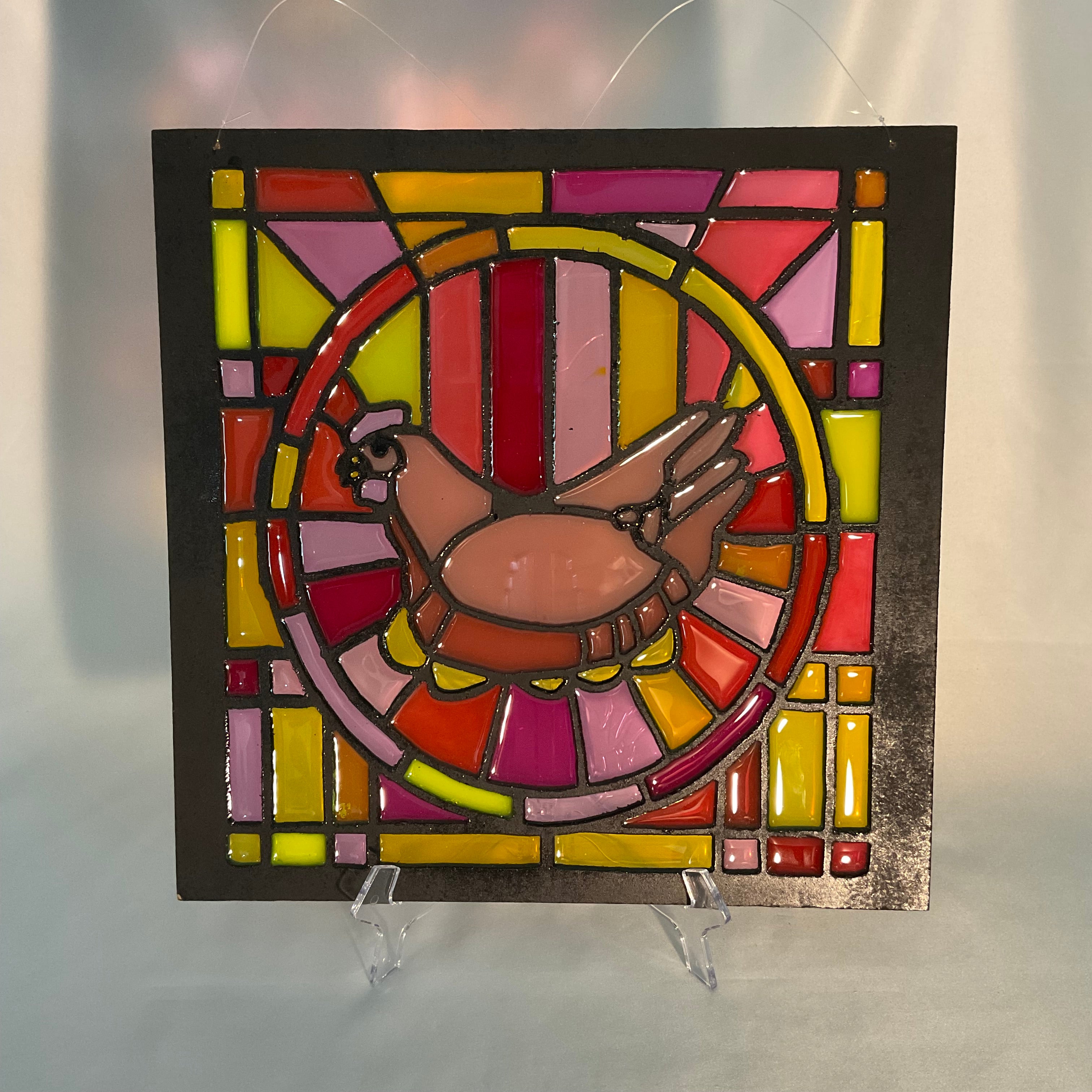RESIN LIGHT CATCHER CHICKEN